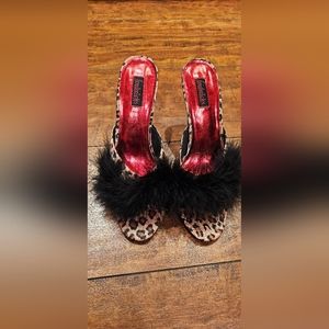 Frederick's of Hollywood Cheetah heels